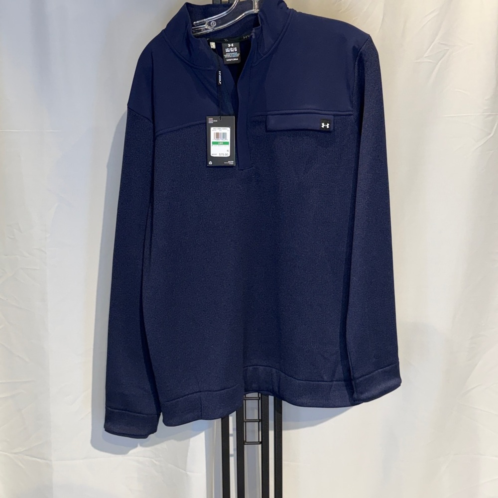Under Armour Men's Navy Zip-Up Sweater